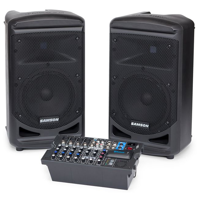 Set de amplificación portable Samson XP800 - con Bluetooth