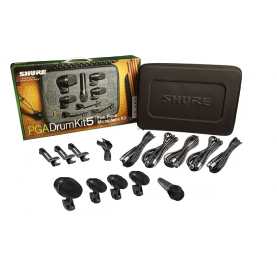 Set microfonos Shure PGADRUMKIT 5