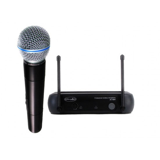 Sistema Inalámbrico VHF con microfono de mano Prodb