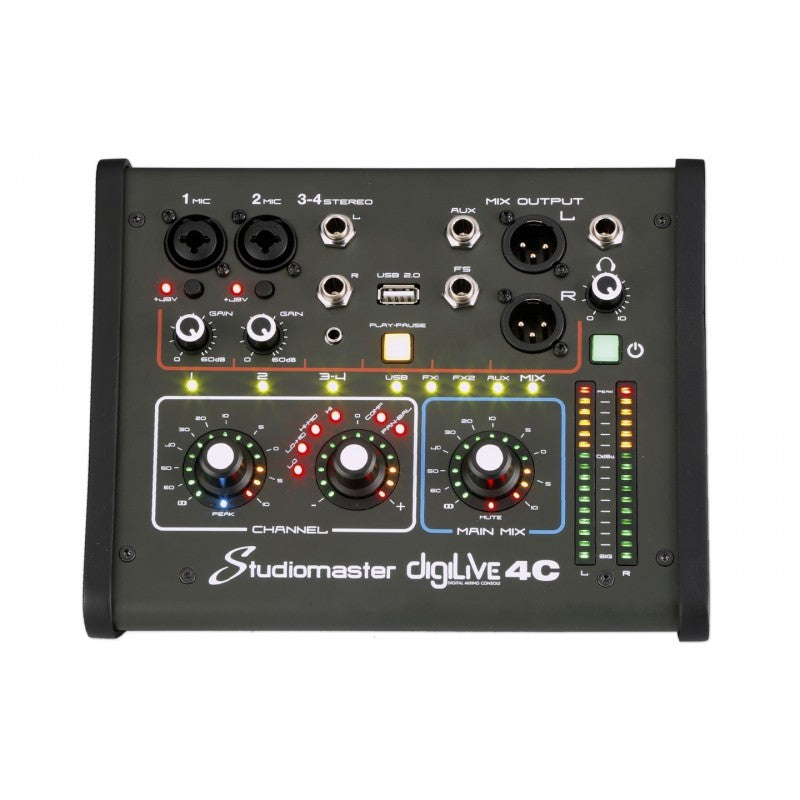 Studiomaster DIGILIVE 4C Consola Multiplataforma
