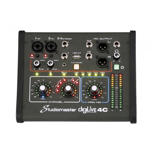 Studiomaster DIGILIVE 4C Consola Multiplataforma