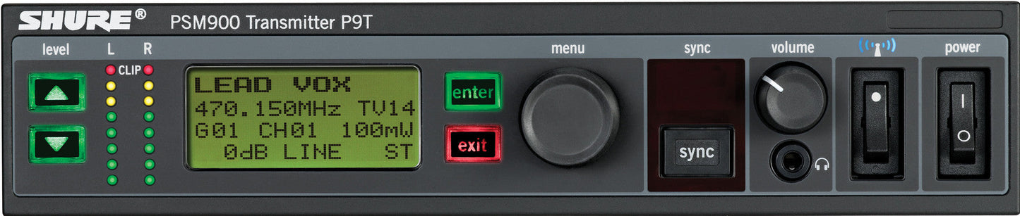 TRANSMISOR Shure P9T