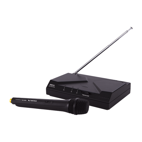 WM101M – Sistema Inalámbrico, Micrófono de Mano UHF