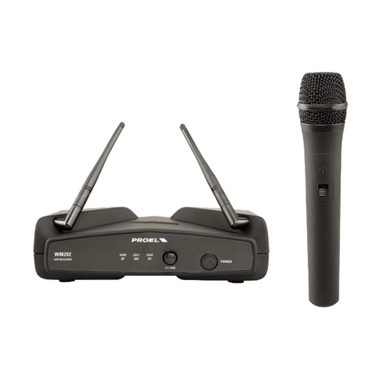 WM202M – Sistema inalámbrico, Micrófono de Mano UHF
