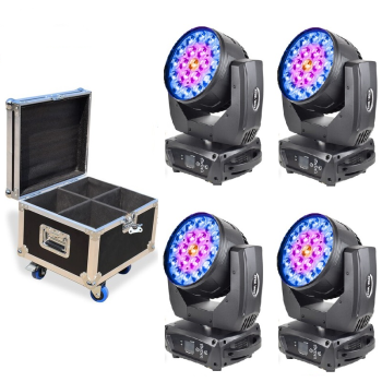 BD-LM1915K KIT X4 LED 19x15W BEAM/ZOOM MOVING HEAD