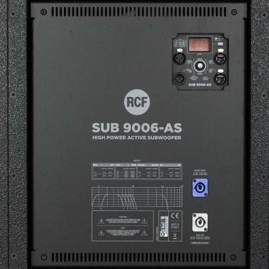 SUB BAJO RCF SUB 9006-AS ACTIVO