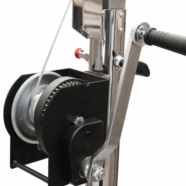 ATRIL CON MALACATE 100K ALTURA 4.1MTS