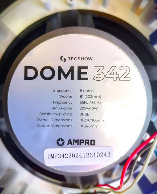TECSHOW PARLANTE DE CIELO 30W/40W 100V DOME 342