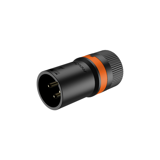 Conector XLR macho giratorio de perfil bajo LX3M