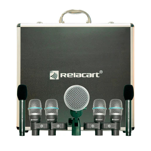 Relacart DMK007 Set de Micrófonos Batería 7 piezas