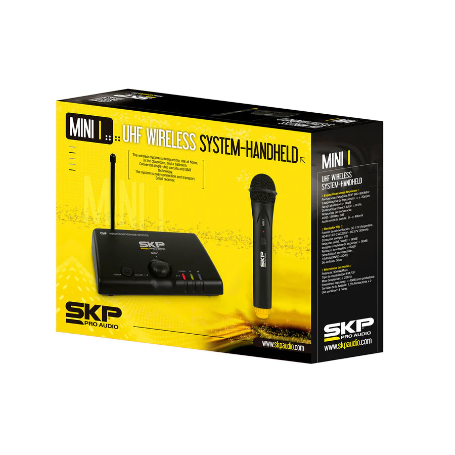 MICROFONO INALAMBRICO VOCAL SKP MINI I