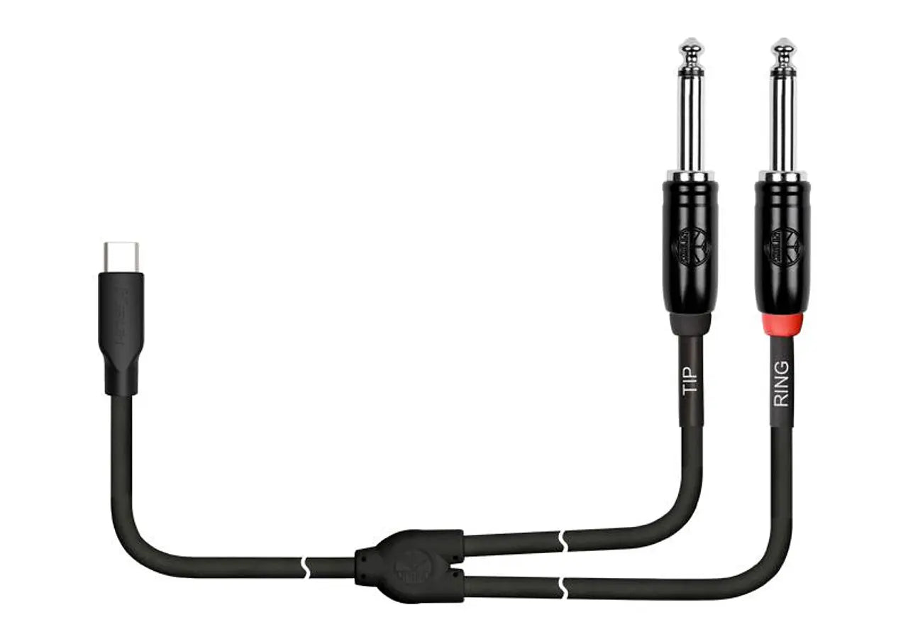 Cable USB-C a 2 Plug 45748 Mono 3M UY-C-392B-3 Kirlin