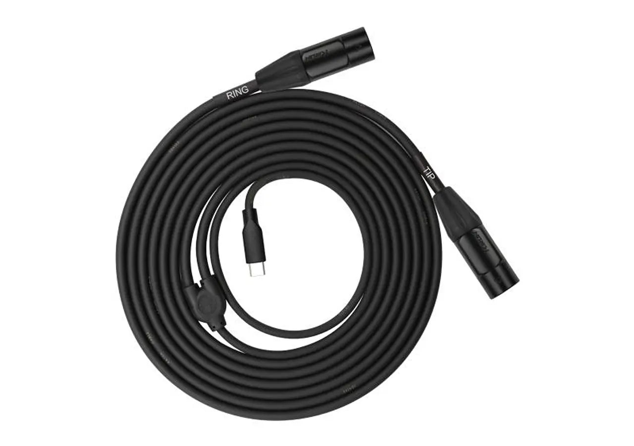 Cable USB-C a 2 XLR Macho 3M UY-C-390XE-3 Kirlin