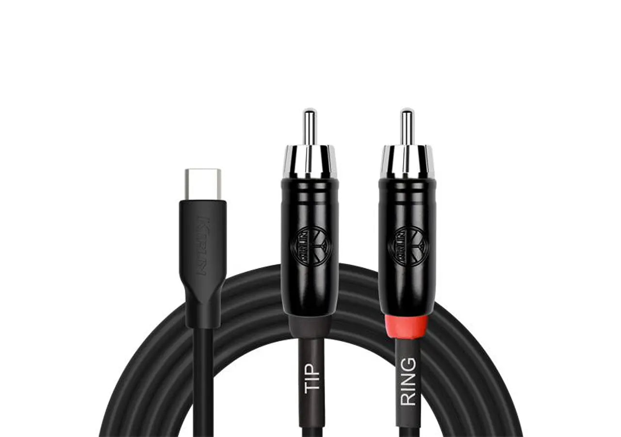 Cable USB-C a RCA 3M UY-C-394B-3 Kirlin