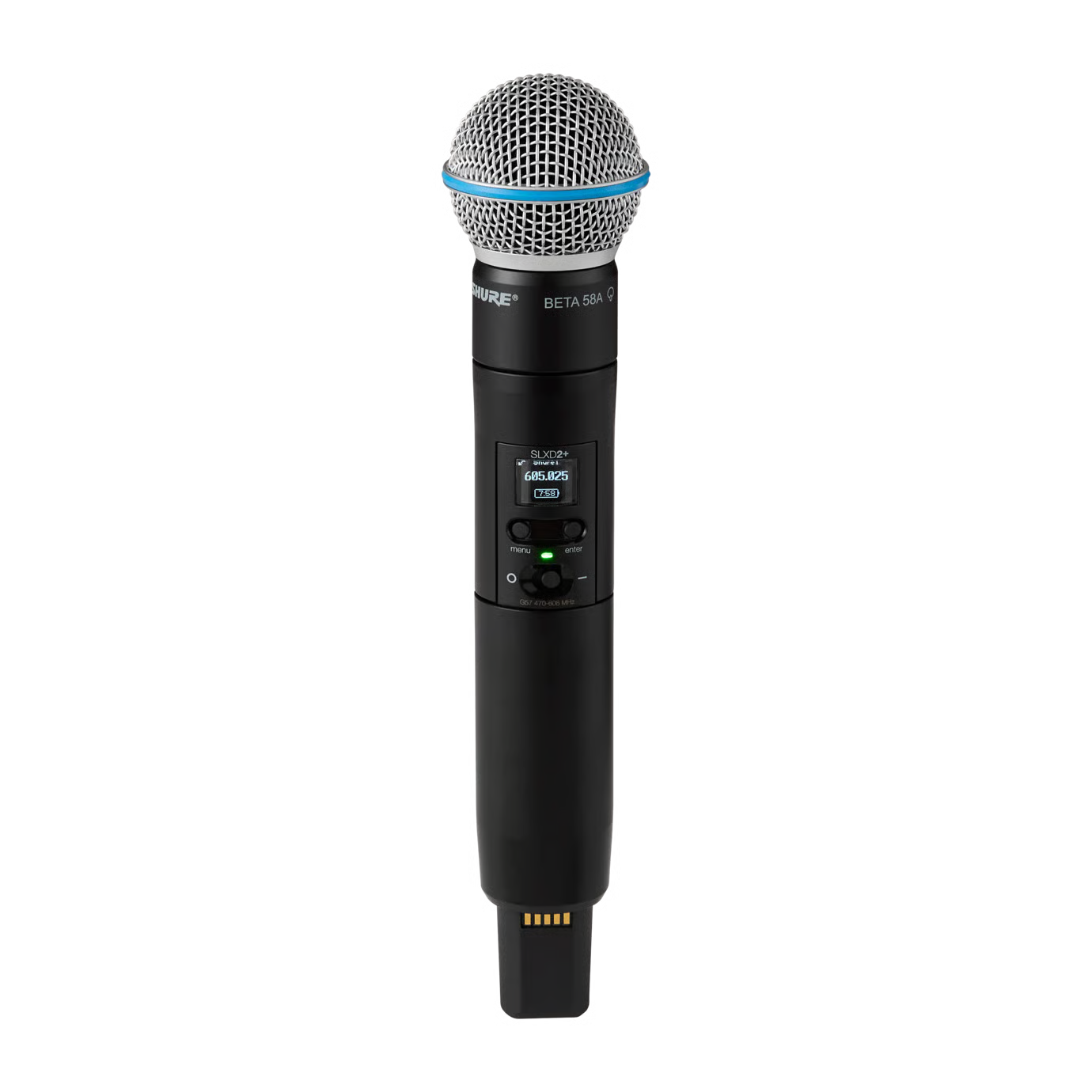 SLXD2+/B58 Transmisor Inalámbrico de mano con micrófono Beta® 58A