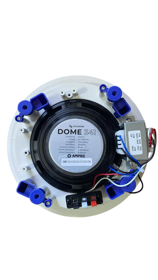 TecShow DOME 341 Parlante de Instalación Cielo 6″