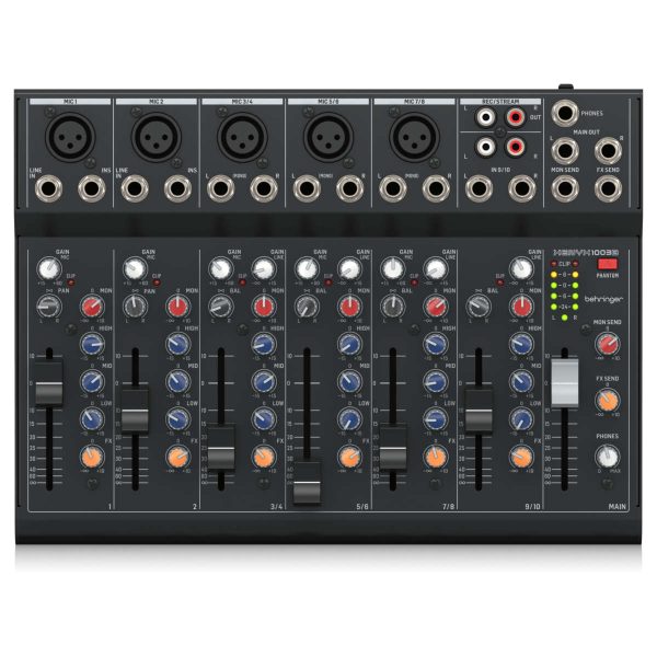 Behringer Xenyx 1003B Mixer Análogo Con Opción De Baterías