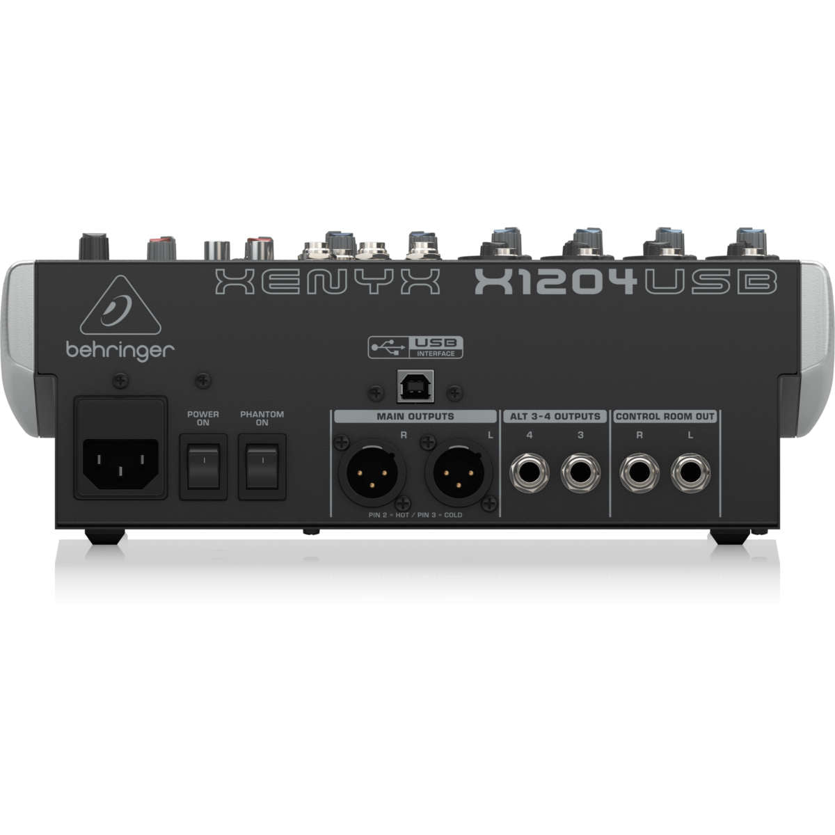 Behringer Xenyx X1204USB Mixer Analógo Con Interfaz USB Y FX