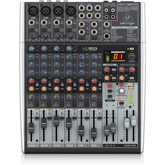 Behringer Xenyx X1204USB Mixer Analógo Con Interfaz USB Y FX