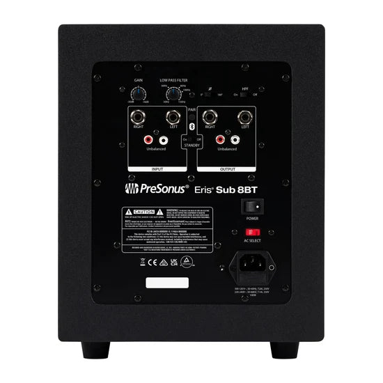 PRESONUS ERISSUB8 MONITOR SUBWOOFER DE ESTUDIO 8" BT