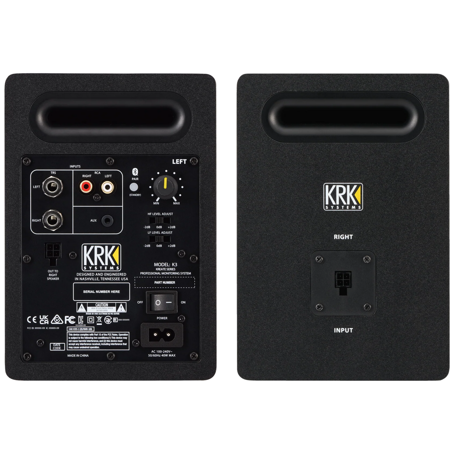 KRK KREATE 3 Par de monitores de Estudio