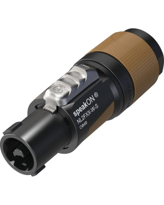 Neutrik NL2FXX-W-S Speakon 2 polos
