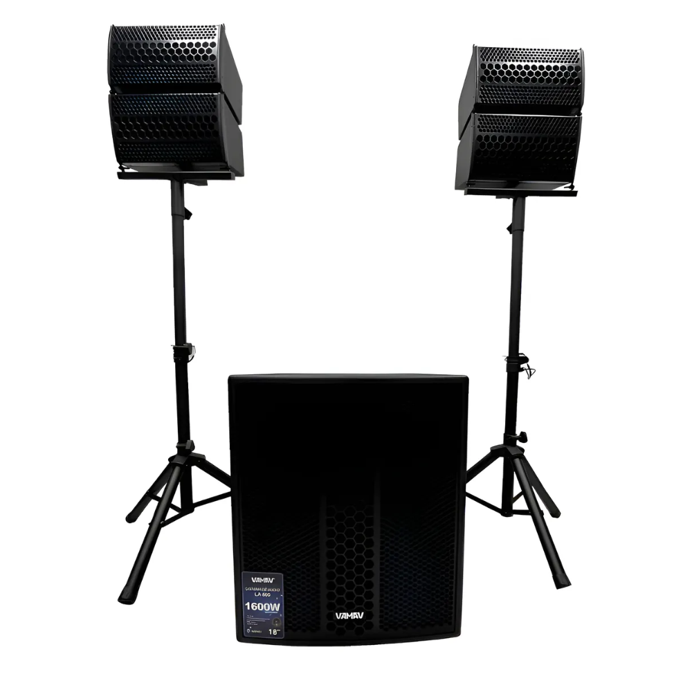 Vamav LA 800 Sistema Mini Array 18″ 500W + 2*150W RMS