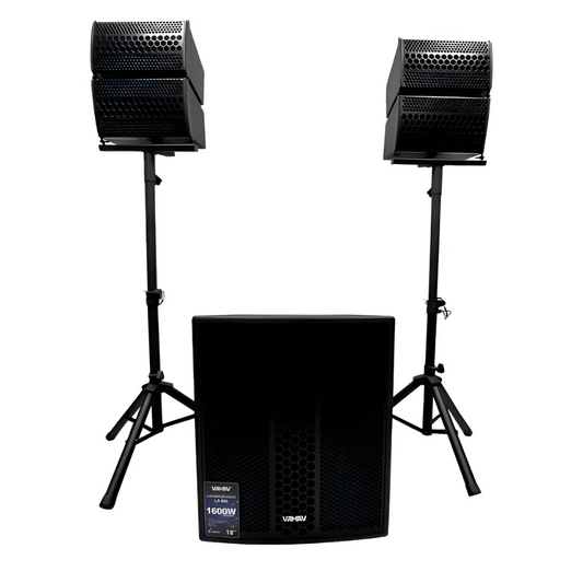 Vamav LA 800 Sistema Mini Array 18″ 500W + 2*150W RMS