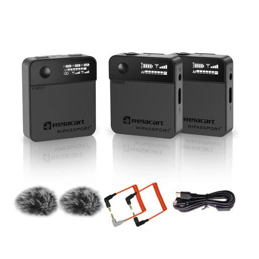 Relacart MI2 Sistema de Micrófonos Inalámbricos Lavalier