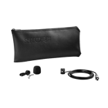 SHURE WL185MB/C-TQG Micrófono de Solapa Cardioide de Bajo Perfil TQG