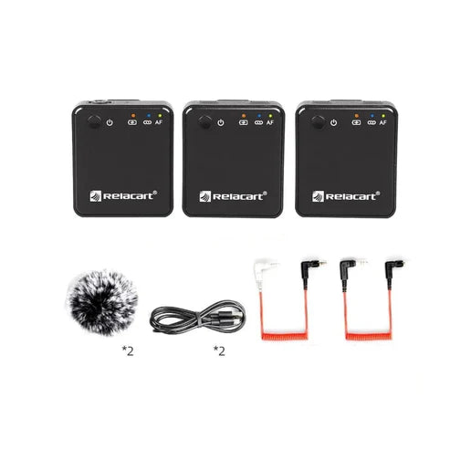 Relacart R2 Sistema de Micrófonos Inalámbricos Lavalier