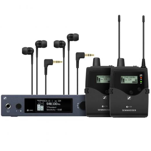 Sennheiser EWIEM/G4TWIN-B Sistema Inalambrico Monitoreo In-ear