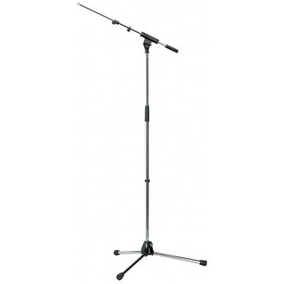 K&M 21080 ATRIL DE MICROFONO PROFESIONAL C/BOOM NEGRO