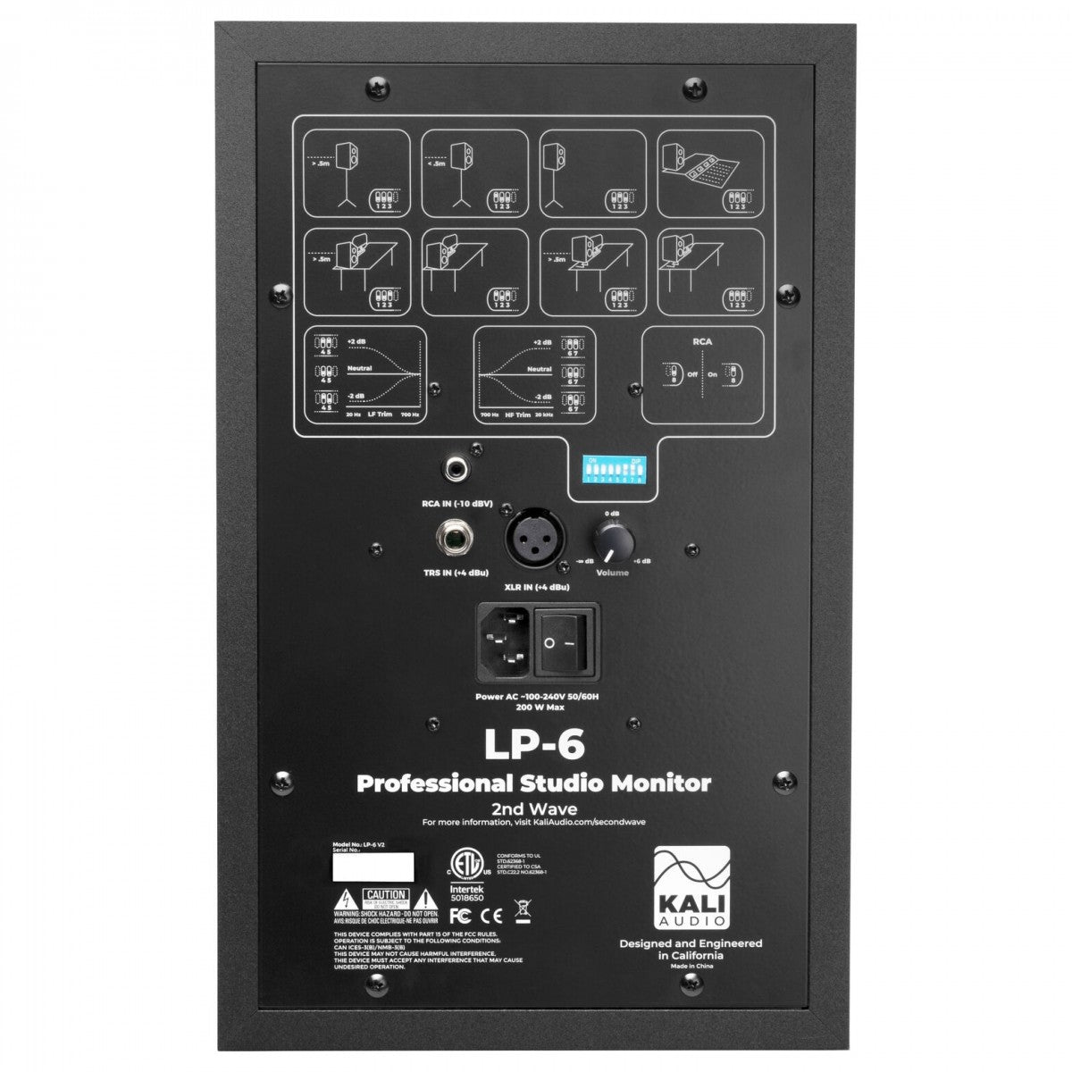 KALI AUDIO LP-6 2ND WAVE (BLACK) MONITOR DE ESTUDIO (PAR)