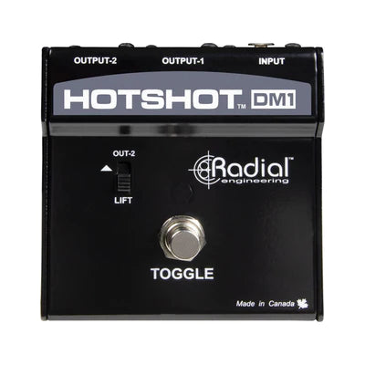 Radial Hotshot DM1 - Selector de micrófono para Escenario