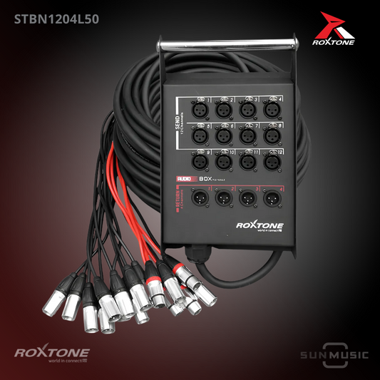 ROXTONE-STBN1204L50 STAGE BOX 12X4X50M