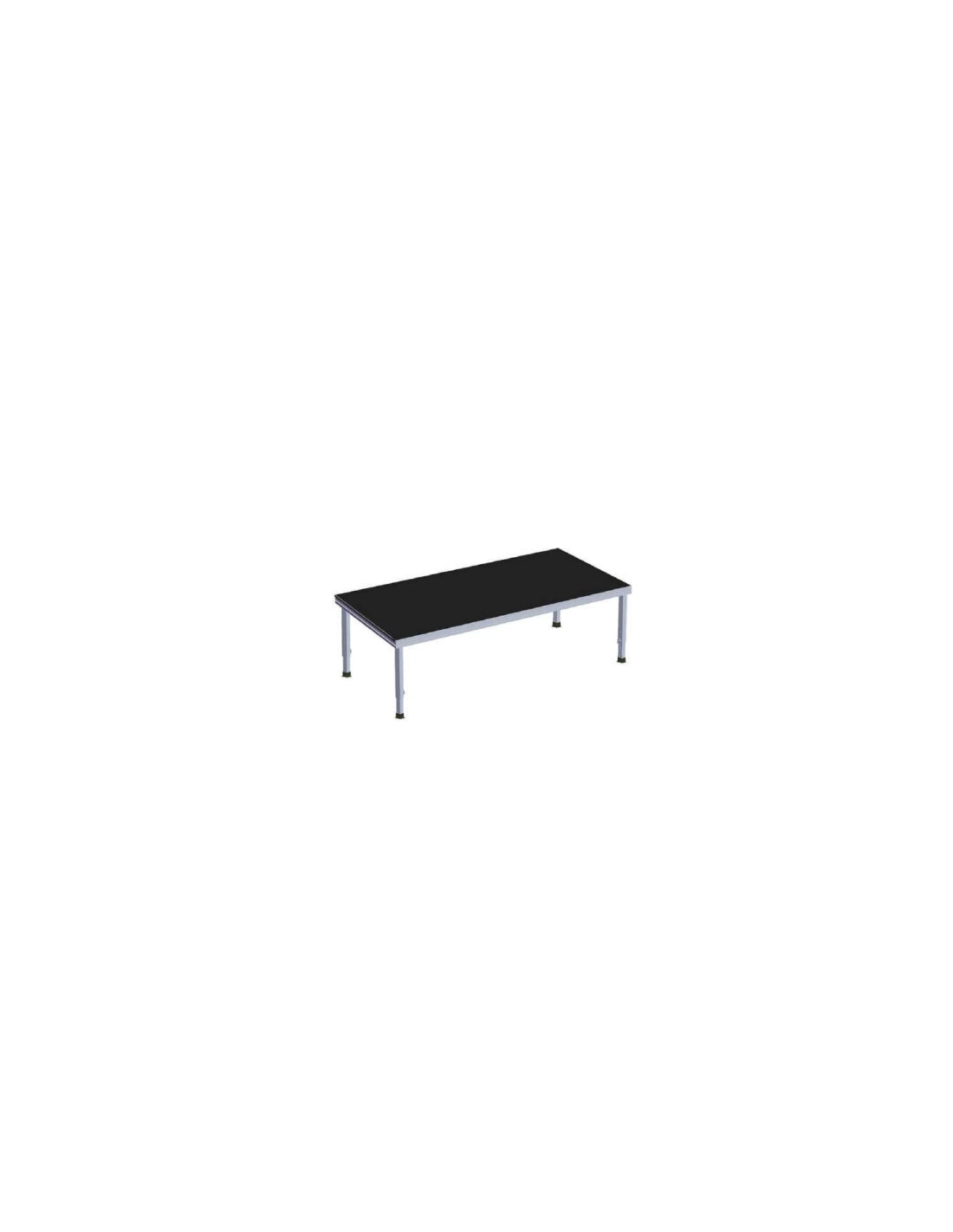 TARIMA ESCENARIO 2X1MT ALTURA AJUSTABLE 0,7 a 1,2MTS CUBIERTA ANTIDESLIZANTE