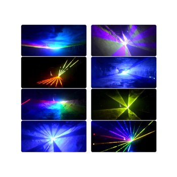 B10W-RGB LASER GRAFICO MULTICOLOR 10W PURE LD W/FC