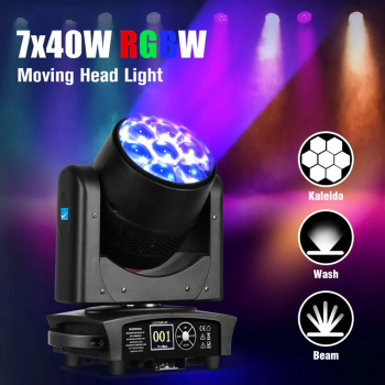 BD-LM0740K KIT X4 LED 7x40W ZOOM B-EYE + FLIGHT CASE