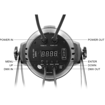 BD-LC004HK KIT X 8 COB LED PAR KING 200W + FLIGHT CASE