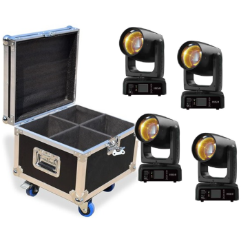 BD-LB150K KIT X 4 LED BEAM 150W + FLIGHT CASE