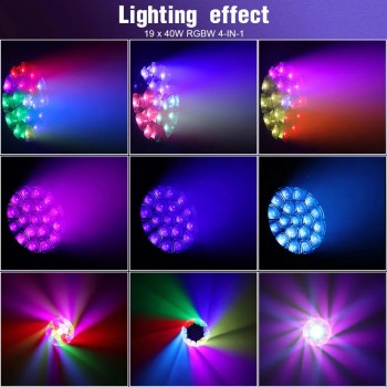 BD-LM1940K KIT X2 LED 19x40W ZOOM B-EYE + FLIGHT CASE