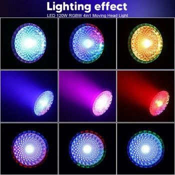 BD-LM120 LED MOVING HEAD WASH 120W RGBW + RING