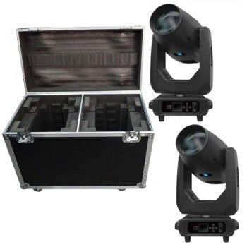 BD-LB380BSWK KIT 2 X BSW380 MOVING HEAD + FLIGHT CASE