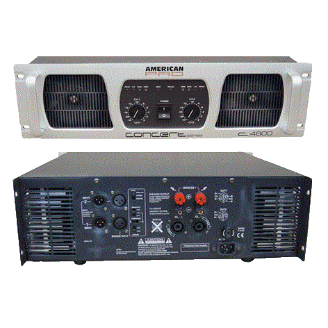 American Pro C 4800 Amplificador
