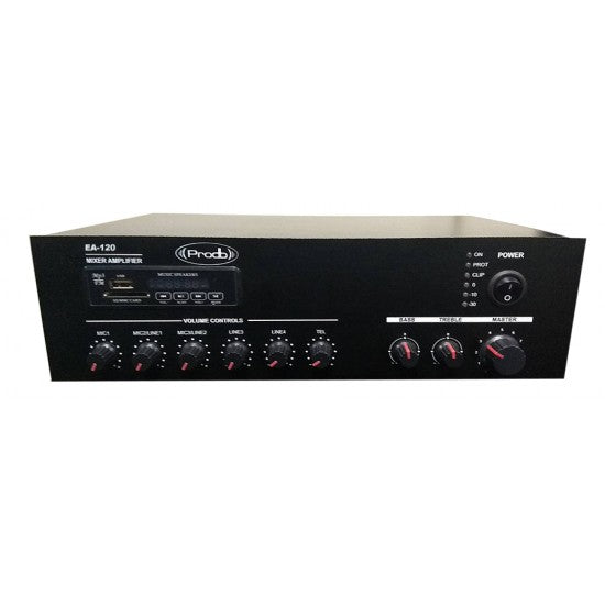 Amplificador 120W con USB , SD , FM Y BLUETOOTH