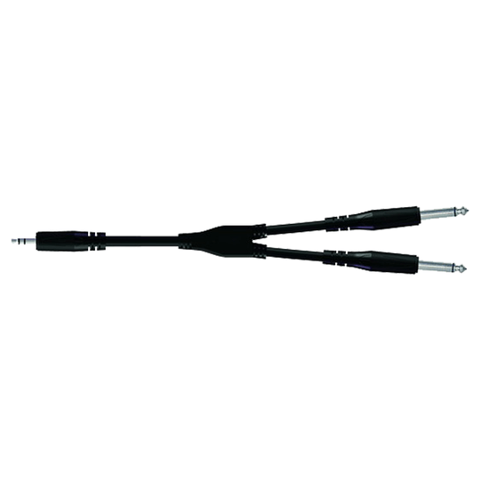 BULK505LU3 – Cable MiniPlug 3,5 Stereo PLUGx2 “Y” 3M