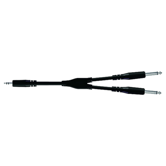 BULK505LU3 – Cable MiniPlug 3,5 Stereo PLUGx2 “Y” 3M