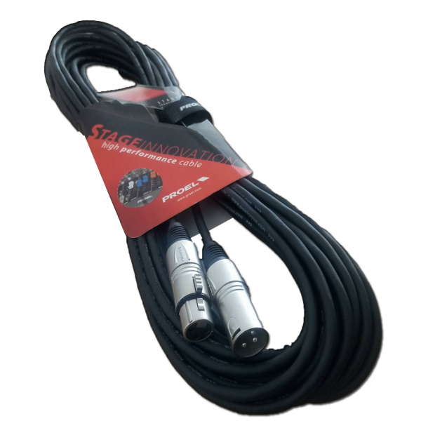 CVDMX115 – Cable Iluminacion DMX XLRFVPRO XLRMVPRO 15M