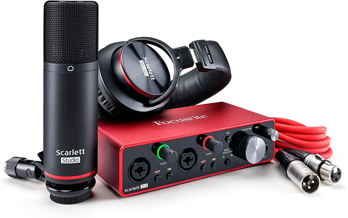 Focusrite Scarlett 2i2 Studio 3º Generación Pack Interfaz de Audio